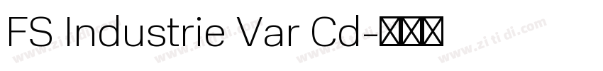 FS Industrie Var Cd字体转换